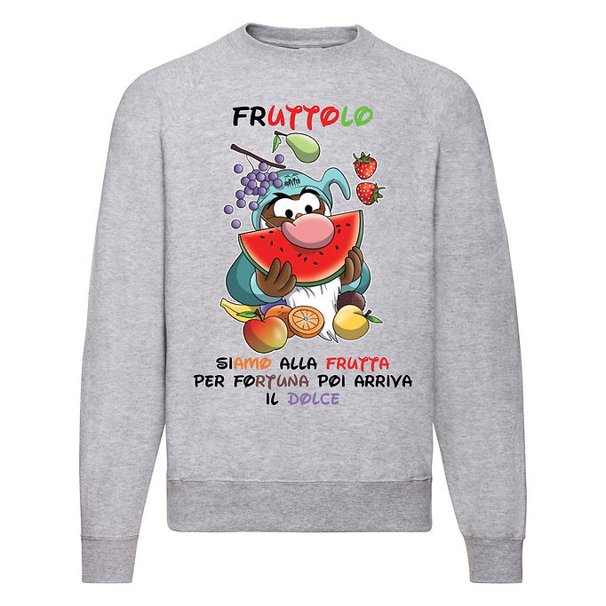 Felpa Classic Uomo Donna I 7 Nani del dopo Pranzo FRUTTOLO ( F70429 ) - Gufetto Brand 