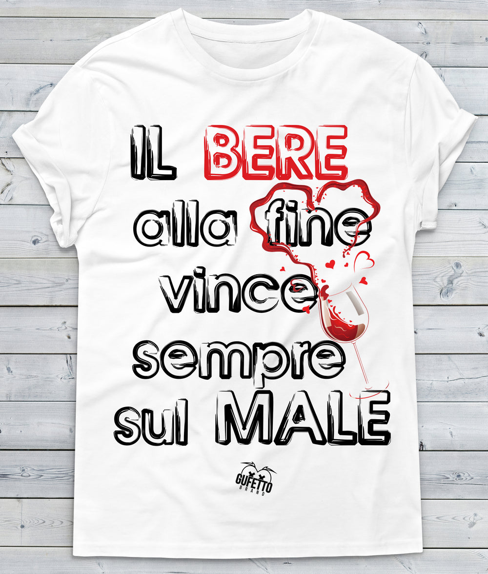 T-shirt Uomo Il Bere - Gufetto Brand 