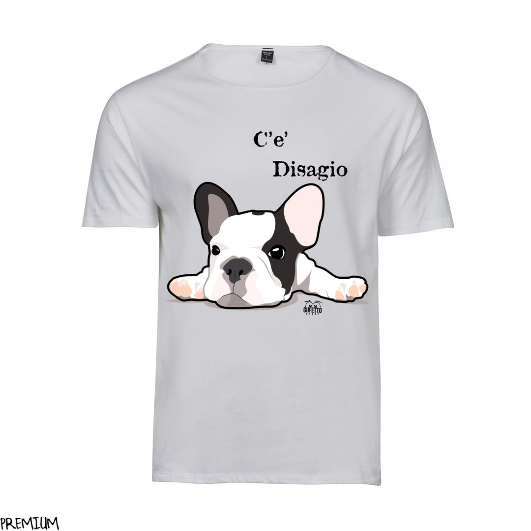 T-shirt Uomo C'è Disagio ( Z365 ) - Gufetto Brand 
