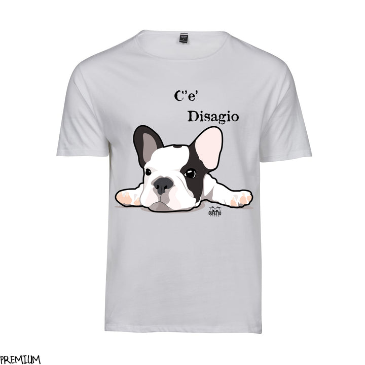 T-shirt Uomo C'è Disagio ( Z365 ) - Gufetto Brand 