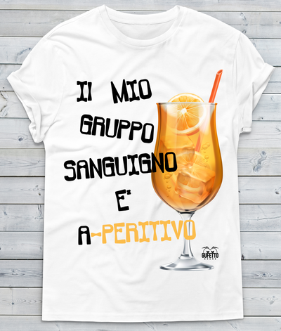 T-shirt Donna A-PERITIVO - Gufetto Brand 