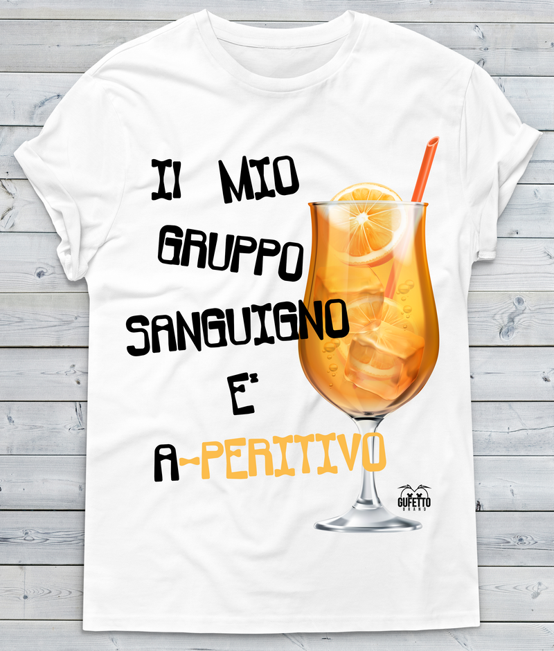 T-shirt Uomo A-PERITIVO - Gufetto Brand 