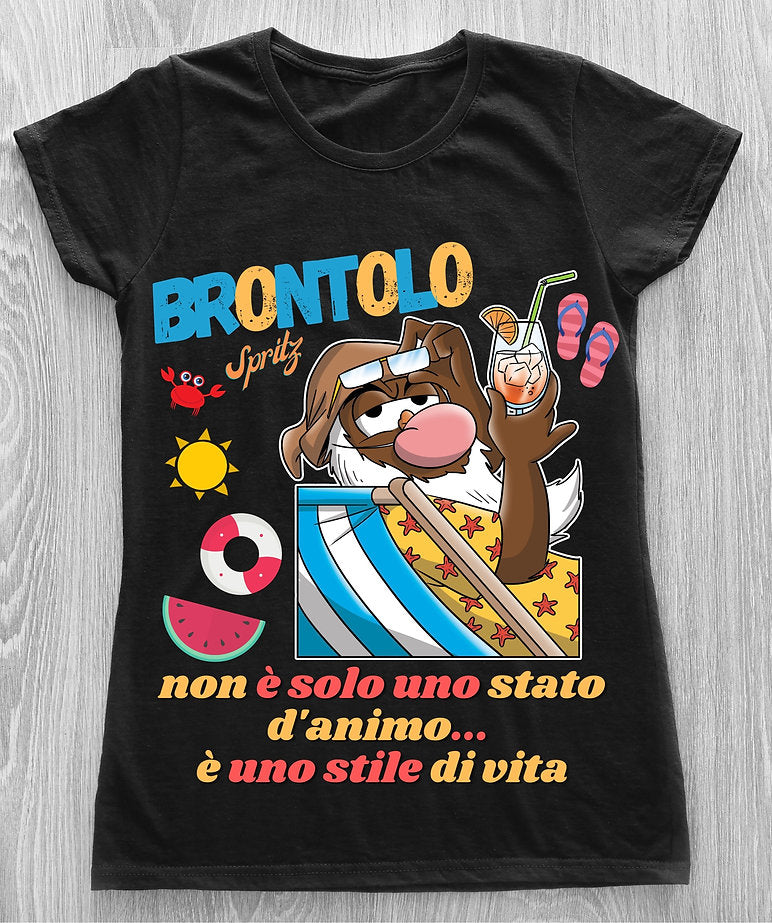 T-shirt Donna BRONTOLO SPRITZ EDITION ( B4987345 ) - Gufetto Brand 