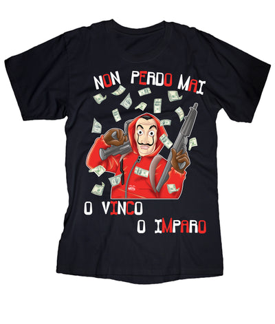 T-shirt Uomo Non Perdo ( U742 ) - Gufetto Brand 