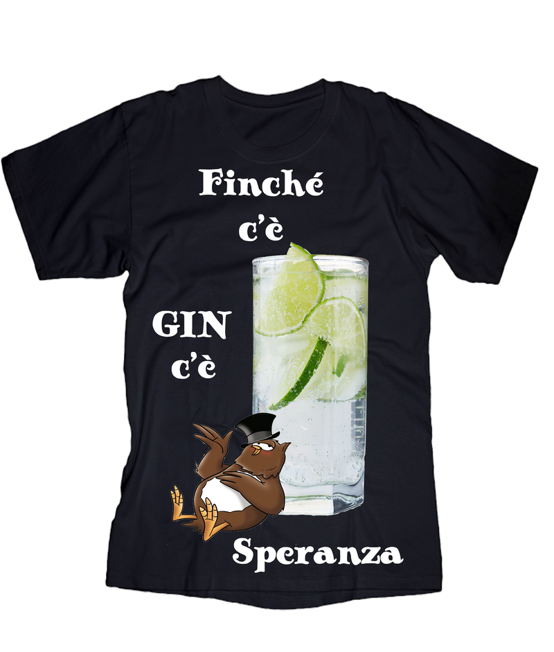 T-shirt Donna GIN - Gufetto Brand 