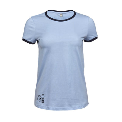 T-shirt Premium Donna Gufetto Brand Ringer - Gufetto Brand 