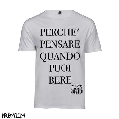 T-shirt Donna PERCHE' ( U8315 ) - Gufetto Brand 