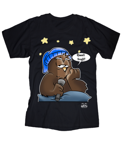 T-shirt Donna Quanti Svegli??? - Gufetto Brand 