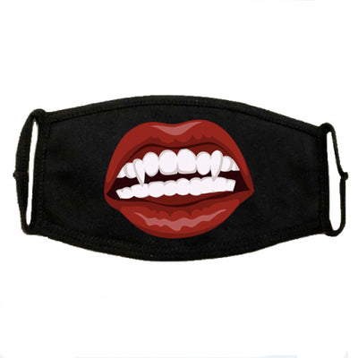 Mascherina in cotone Donna Vampir 11 ( M3941 ) - Gufetto Brand 