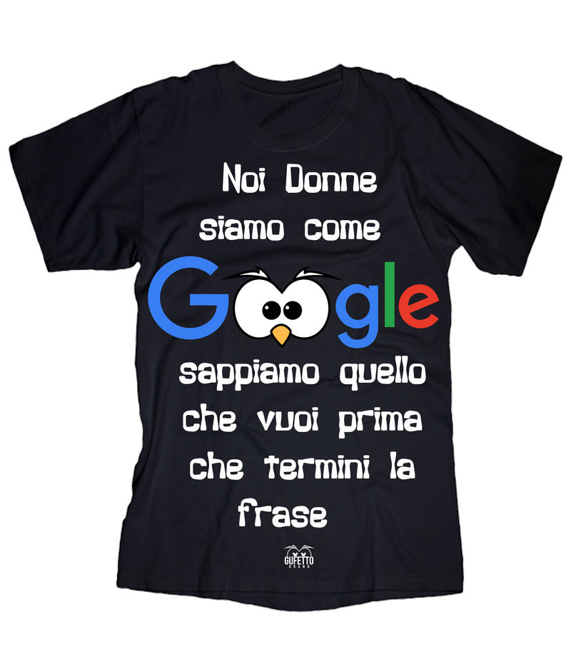 T-shirt Donna Google - Gufetto Brand 