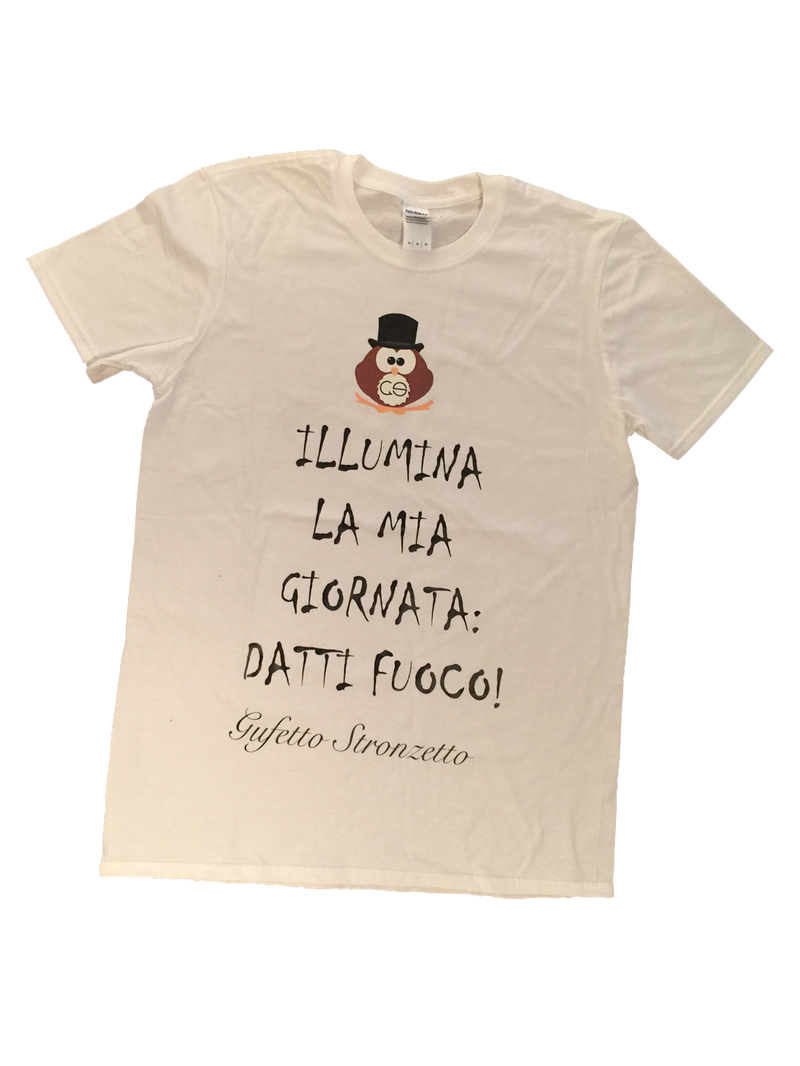 T-shirt Uomo ( Illumina la mia Giornata... ) - Gufetto Brand 