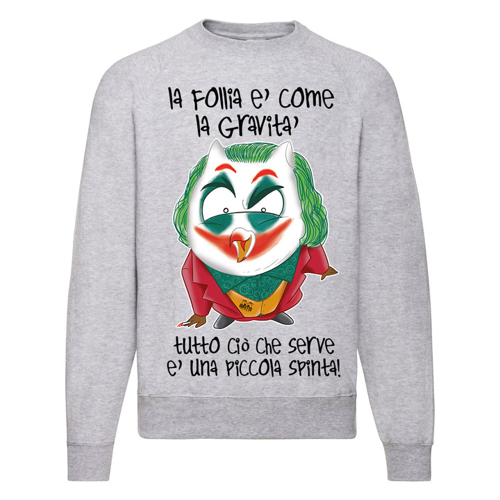 Felpa Classic  Uomo Donna Gufetto Joker ( H501 ) - Gufetto Brand 