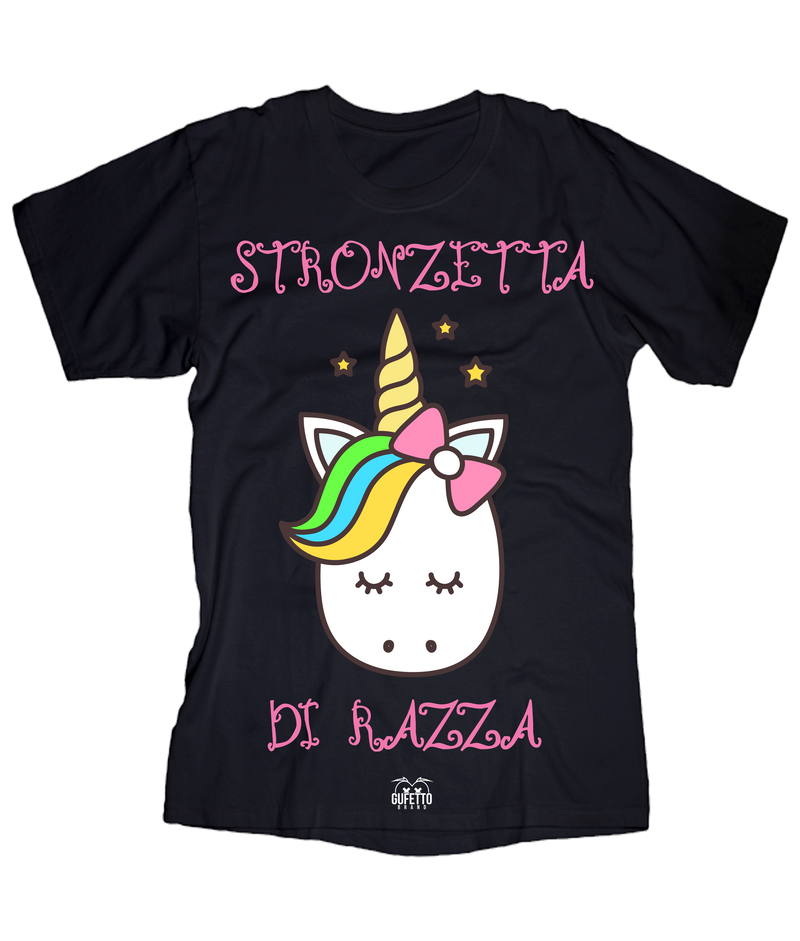 T-shirt Donna Stronzetta di Razza Unicorn - Gufetto Brand 