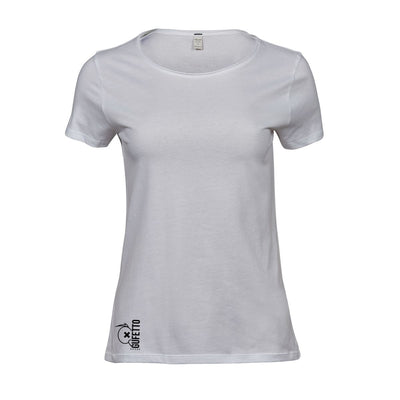 T-shirt Premium Donna Gufetto Brand Raw Edge - Gufetto Brand 