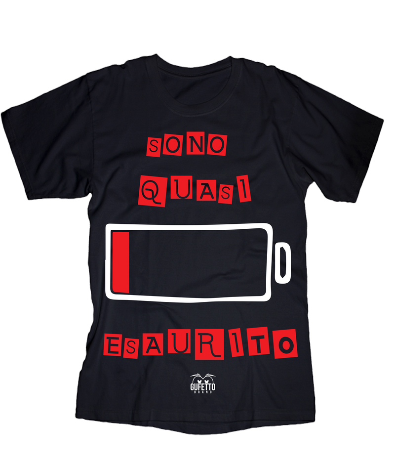 T-shirt Uomo Sono Esaurito - Gufetto Brand 