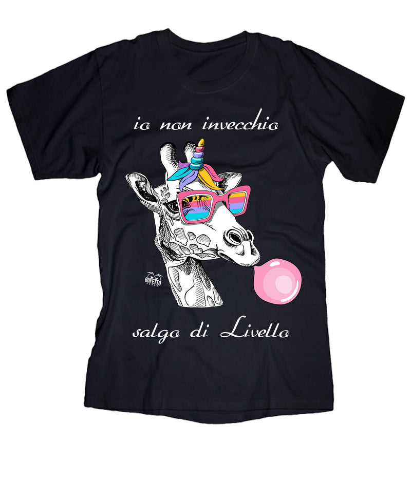 T-shirt Donna Invecchio Crazy - Gufetto Brand 