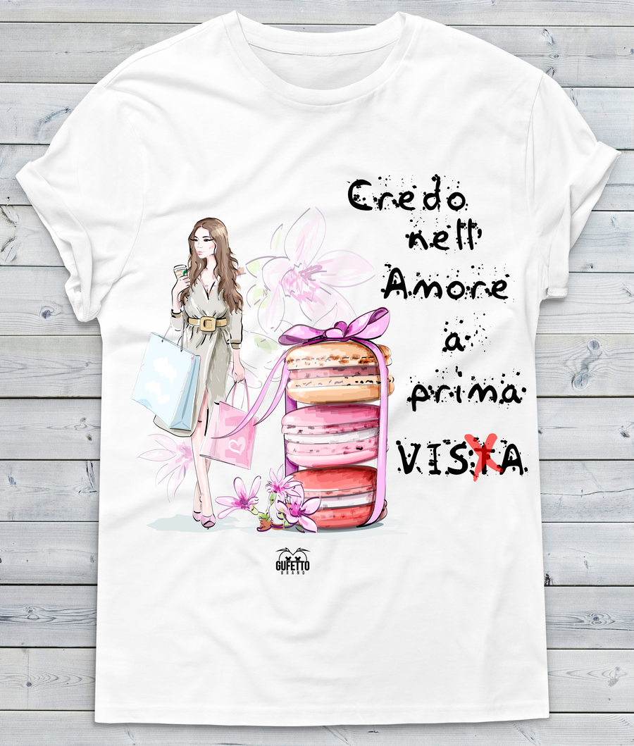 T-shirt Donna Macarons - Gufetto Brand 