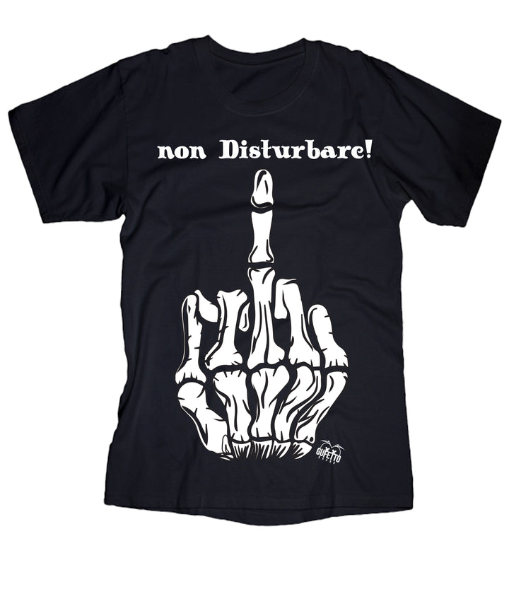 T-shirt Uomo Non Disturbare ( Q957 ) - Gufetto Brand 