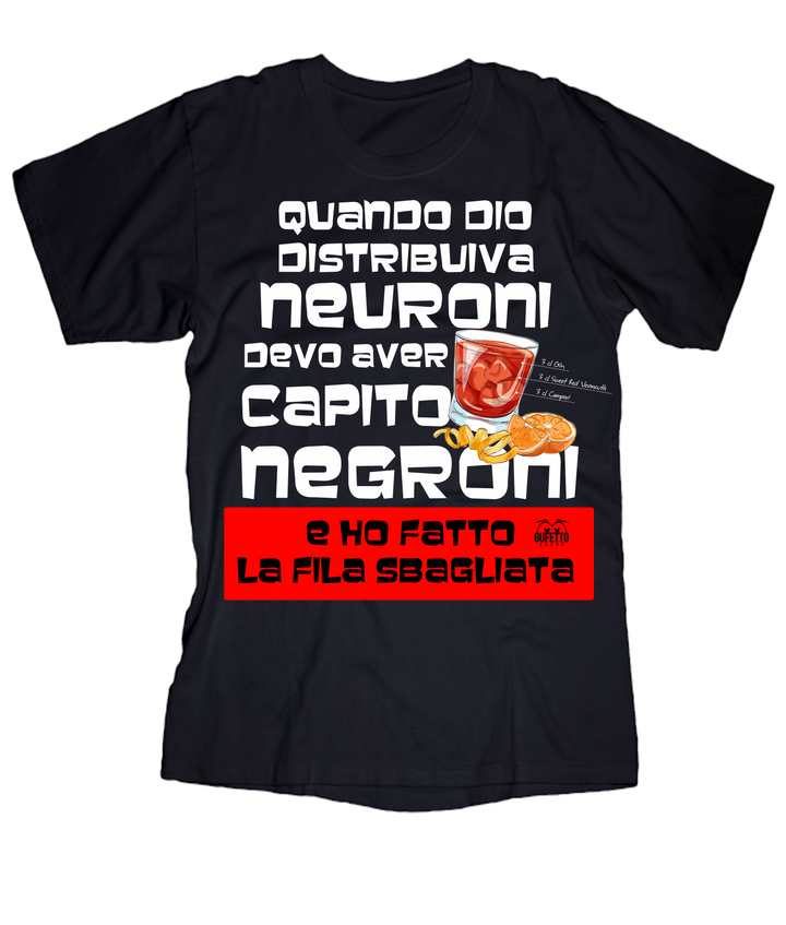 T-shirt Uomo Negroni - Gufetto Brand 