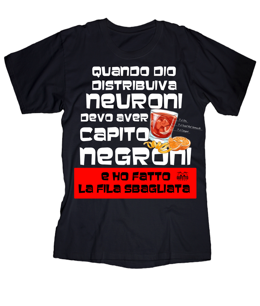 T-shirt Uomo Negroni - Gufetto Brand 