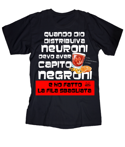 T-shirt Uomo Negroni - Gufetto Brand 