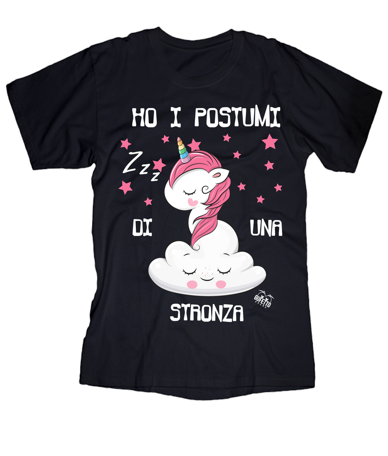 T-shirt Donna Postumi Unicorn - Gufetto Brand 