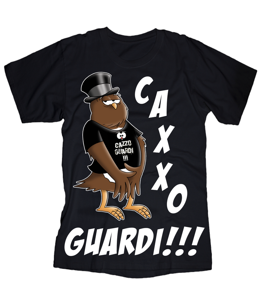 T-shirt Uomo Caxxo Guardi - Gufetto Brand 