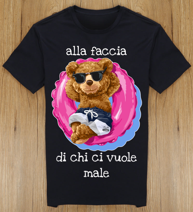 T-shirt Uomo Alla Faccia ( T7842 ) - Gufetto Brand 