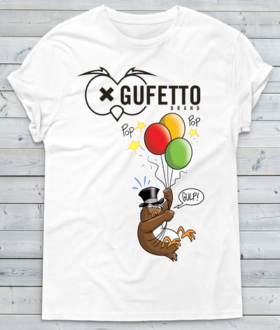 T-shirt Uomo Gufetto Brand Palloncini - Gufetto Brand 