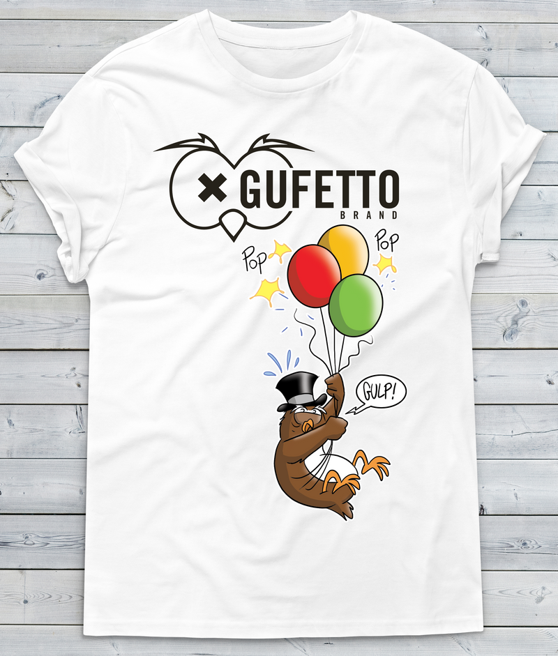 T-shirt Uomo Gufetto Brand Palloncini - Gufetto Brand 