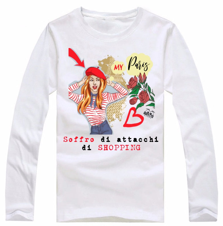 T-shirt Donna SOFFRO DI ( S17324 ) - Gufetto Brand 