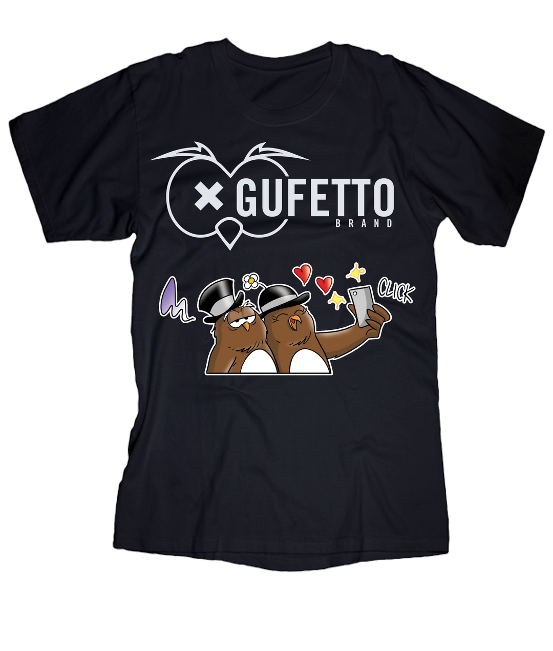 T-shirt Donna Gufetto Brand Selfie - Gufetto Brand 