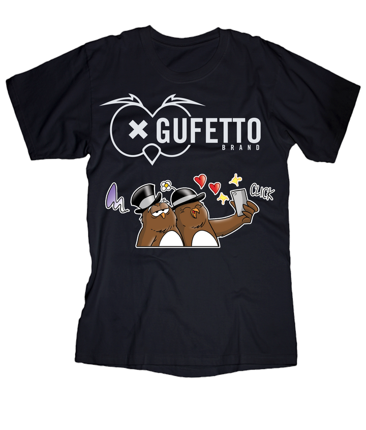 T-shirt Donna Gufetto Brand Selfie - Gufetto Brand 