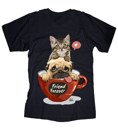 T-shirt Donna  Friend ( C091 ) - Gufetto Brand 