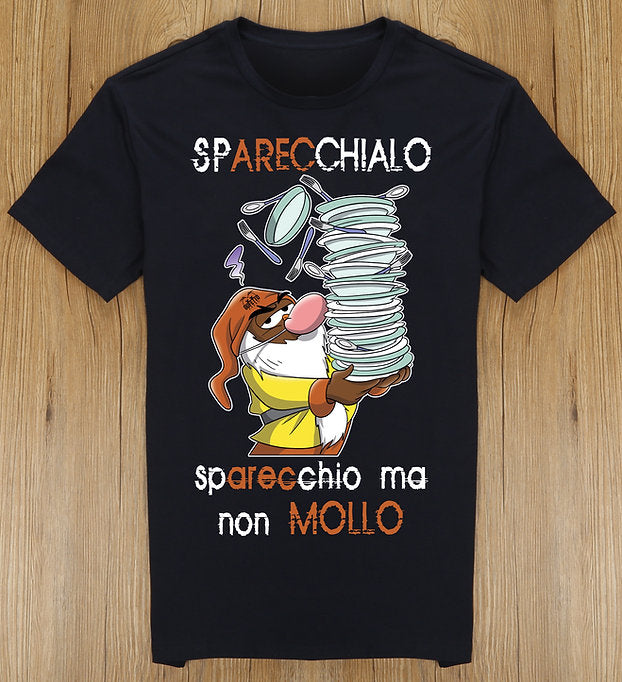 T-shirt Bambino/a I 7 Nani del dopo Pranzo SPARECCHIALO ( S58512 ) - Gufetto Brand 