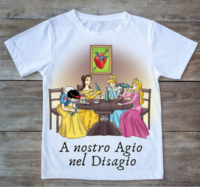 T-shirt Uomo Principesse Disagio 3.0 Outlet - Gufetto Brand 