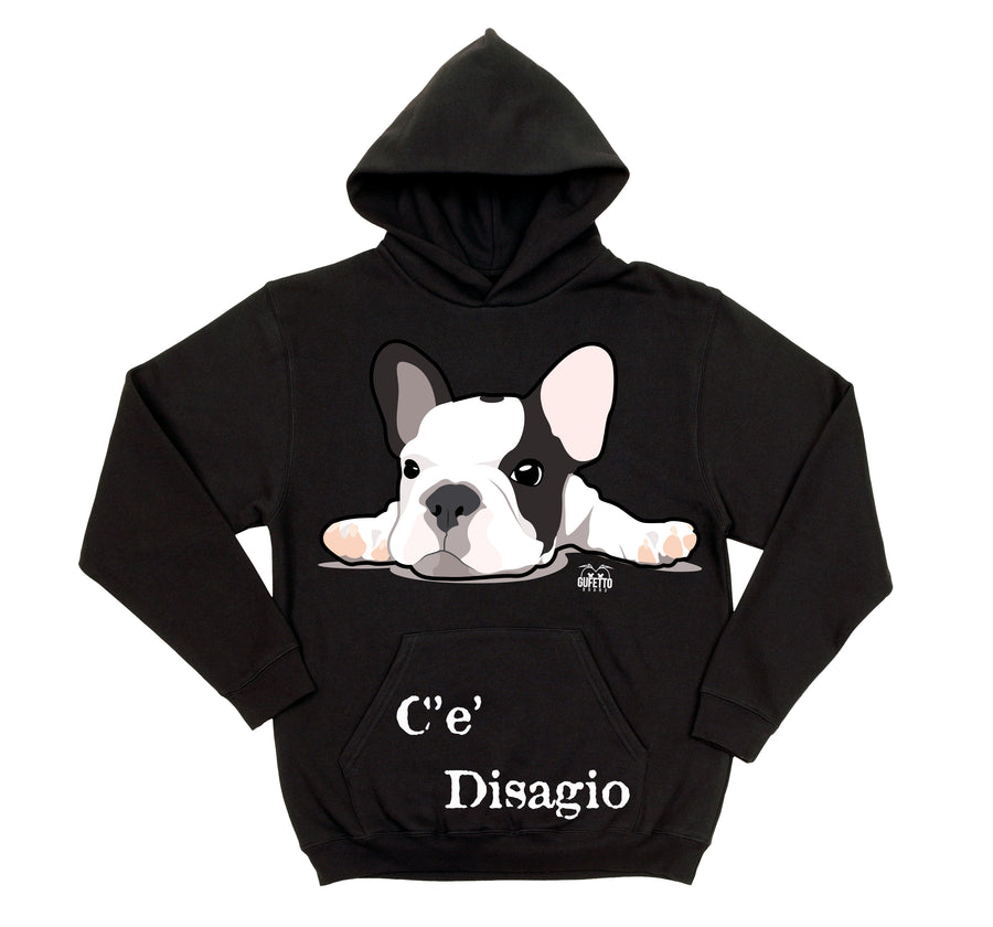 Felpa uomo C'è Disagio ( Z365 ) - Gufetto Brand 