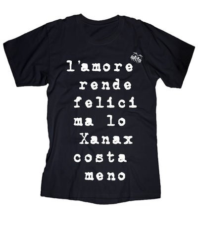 T-shirt Donna Xanax - Gufetto Brand 