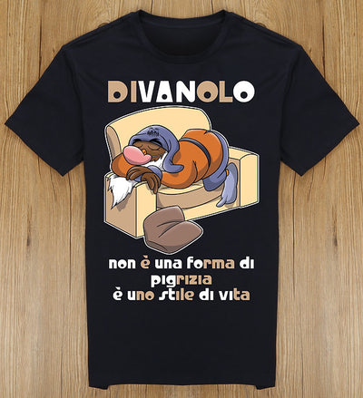 T-shirt Bambino/a I 7 Nani del dopo Pranzo DIVANOLO ( D62051 ) - Gufetto Brand 