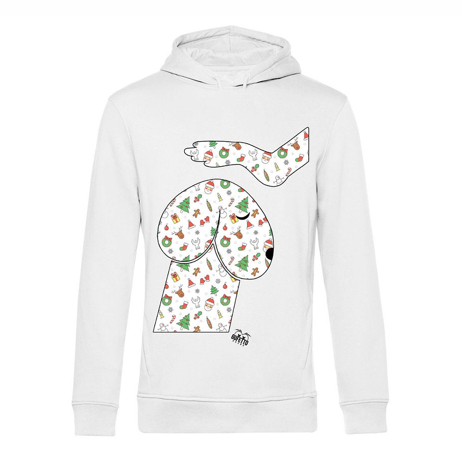 Felpa donna IL MIO CAXXO DI NATALE ( N49563 ) - Gufetto Brand 