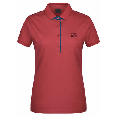 Polo Donna Red Gufetto Brand ( logo ricamato ) - Gufetto Brand 