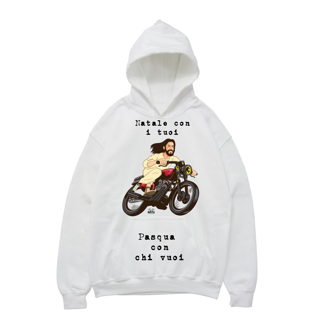 Felpa uomo Gesù ( D926 ) - Gufetto Brand 