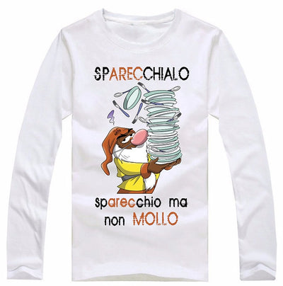 T-shirt Uomo I 7 Nani del dopo Pranzo SPARECCHIALO ( S58512 ) - Gufetto Brand 