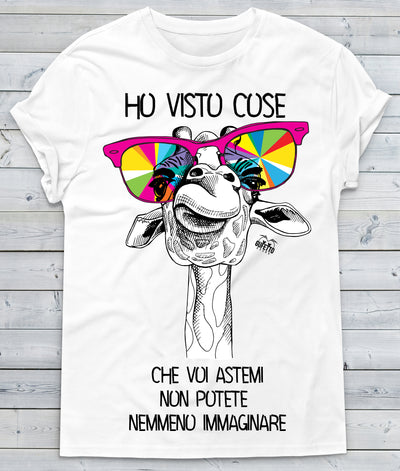 T-shirt Donna Ho visto cose - Gufetto Brand 