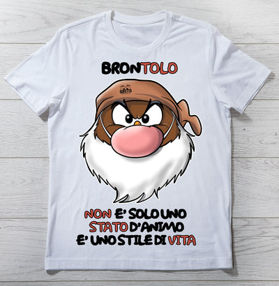 T-shirt Donna  Brontolo 3.0 ( F9718 ) - Gufetto Brand 