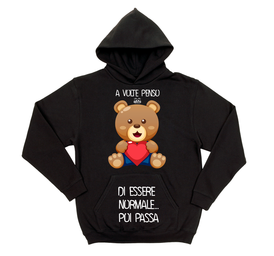 Felpa uomo Baby Bear Cuore - Gufetto Brand 