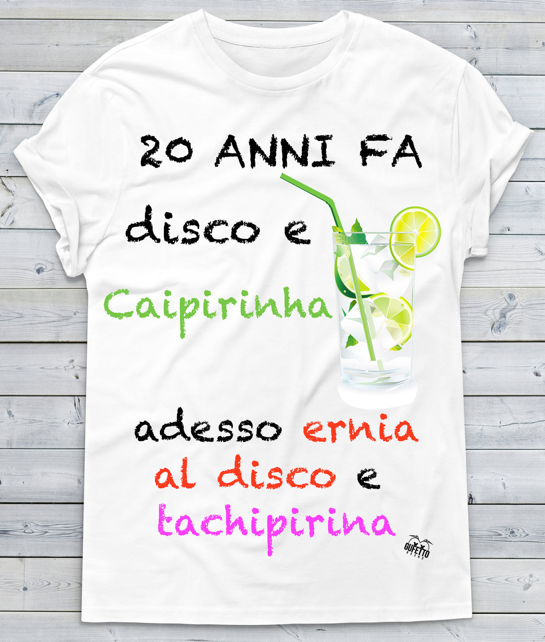 T-shirt Uomo 20 ANNI ( D028 ) - Gufetto Brand 