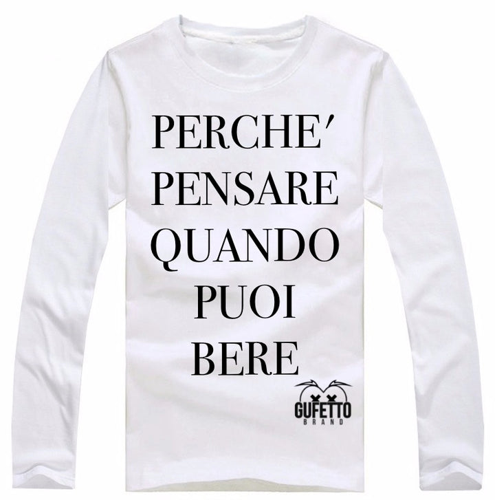 T-shirt Donna PERCHE' ( U8315 ) - Gufetto Brand 
