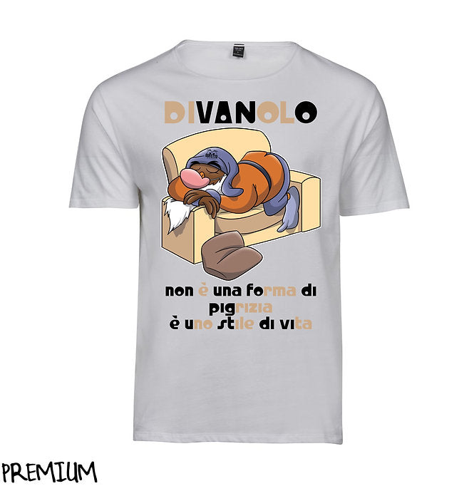 T-shirt Uomo I 7 Nani del dopo Pranzo DIVANOLO ( D62051 ) - Gufetto Brand 