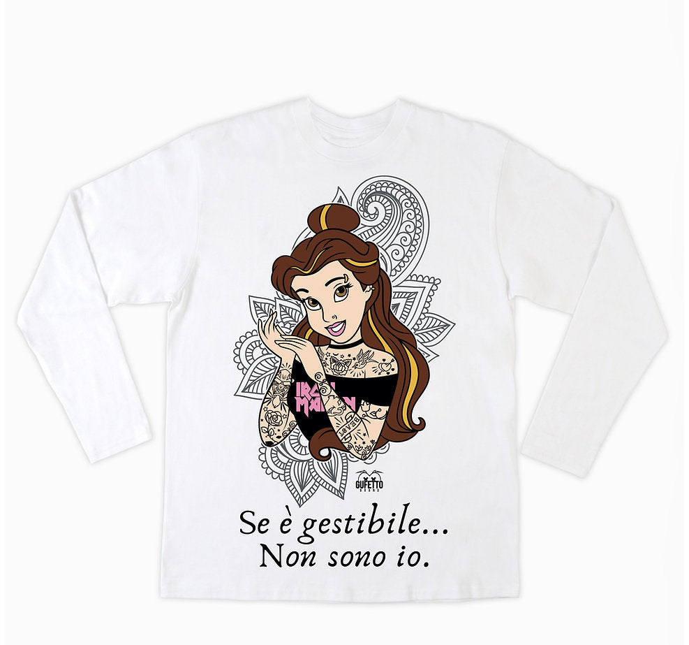 T-shirt Donna Principessa Gestibile ( G6809539 ) - Gufetto Brand 